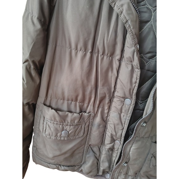 Y2K Aeropostale LG Bomber Brown Coat - Picture 4 of 6